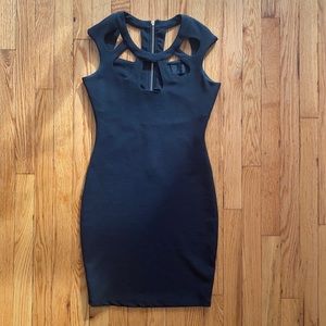 Small, black Kardashian Kollection dress. Originally purchased at Macy’s.